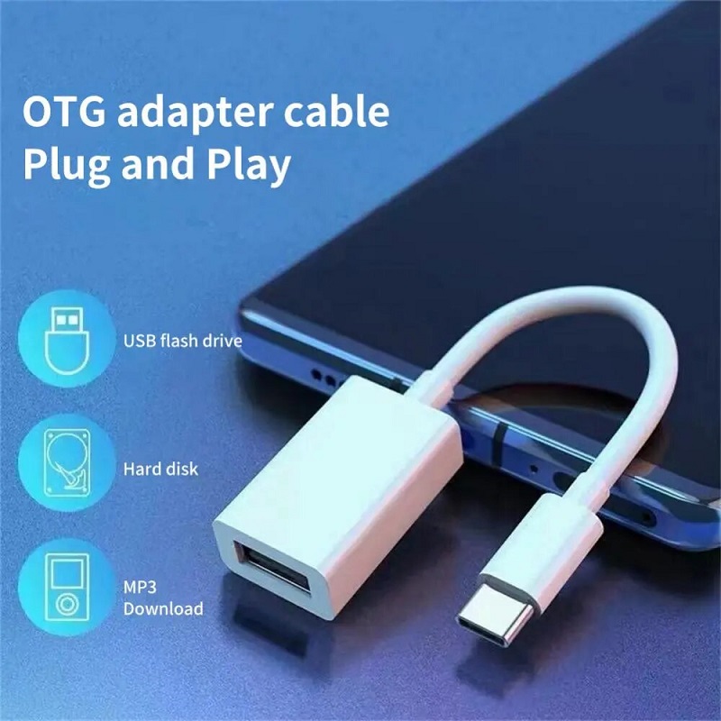 Ugreen 30702 Cáp chuyển USB-C sang USB 3.0 A   màu trắng chính hãng.